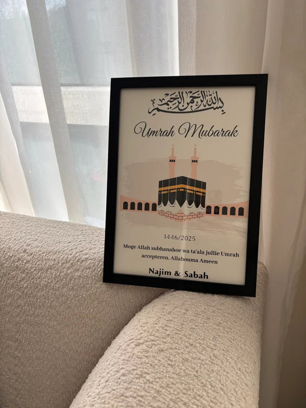Umrah & Hadj Mubarak lijst | kies je ontwerp