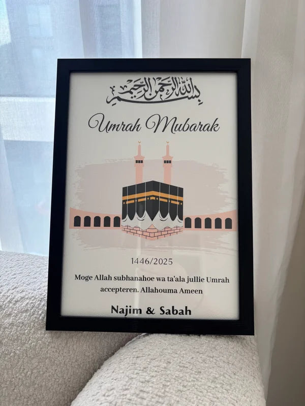 Umrah & Hadj Mubarak lijst | kies je ontwerp