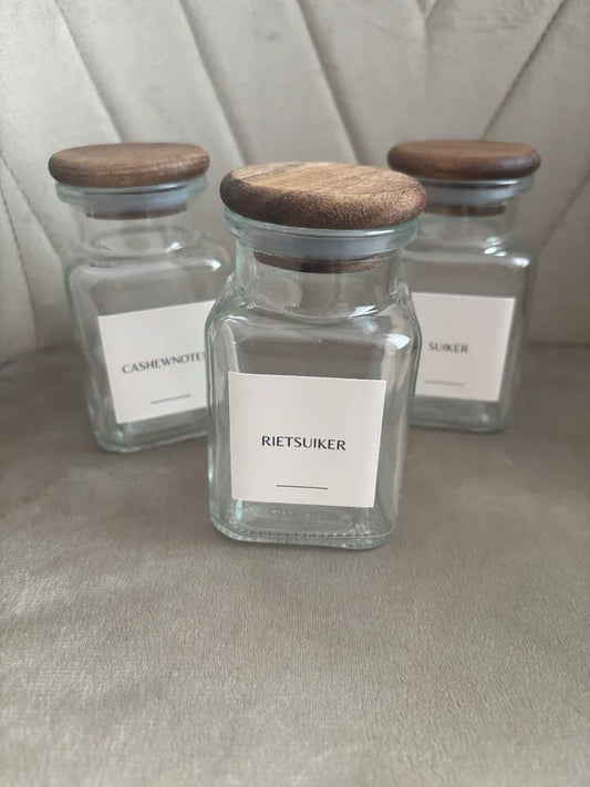 Kruidenlabels |licht beige | Belleza