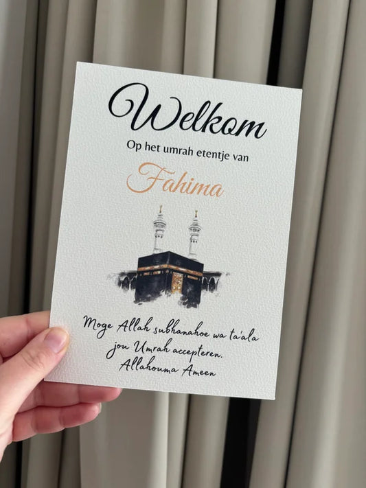 Umrah | etentje Tafelkaarten