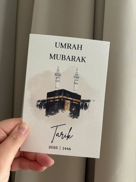 Umrah & Hadj Mubarak Tafelkaarten