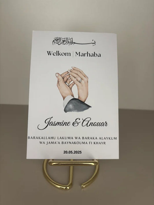 Henna/bruiloft | tafelkaart