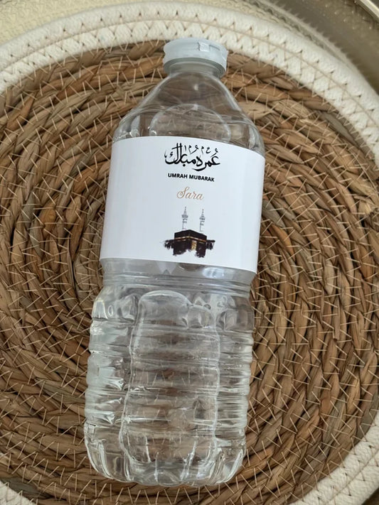 Umrah & Hadj Mubarak || flessen etiketten
