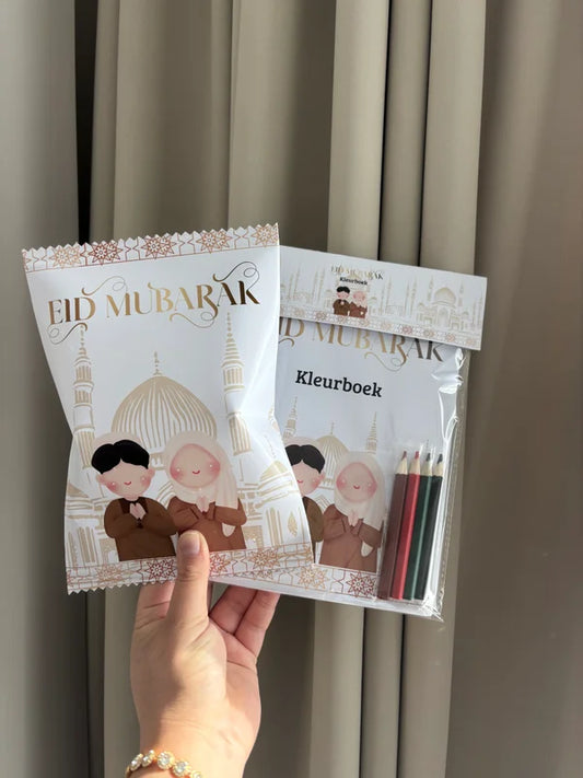 Eid Mubarak | kleurboek & chips zakje