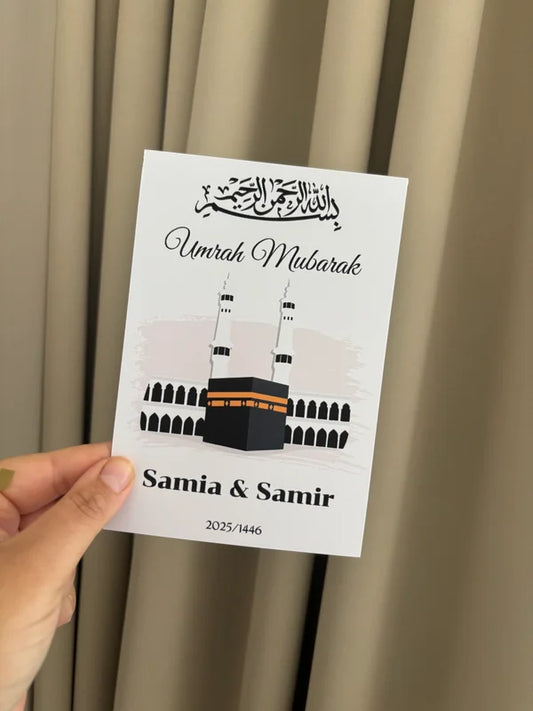 Umrah Mubarak | tafelkaart