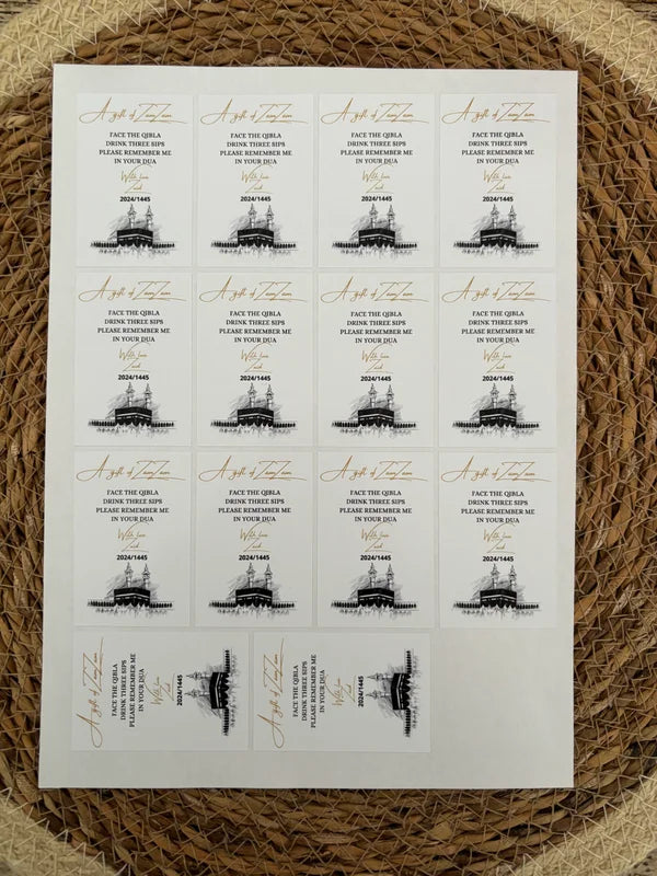 Zamzam stickers || with love