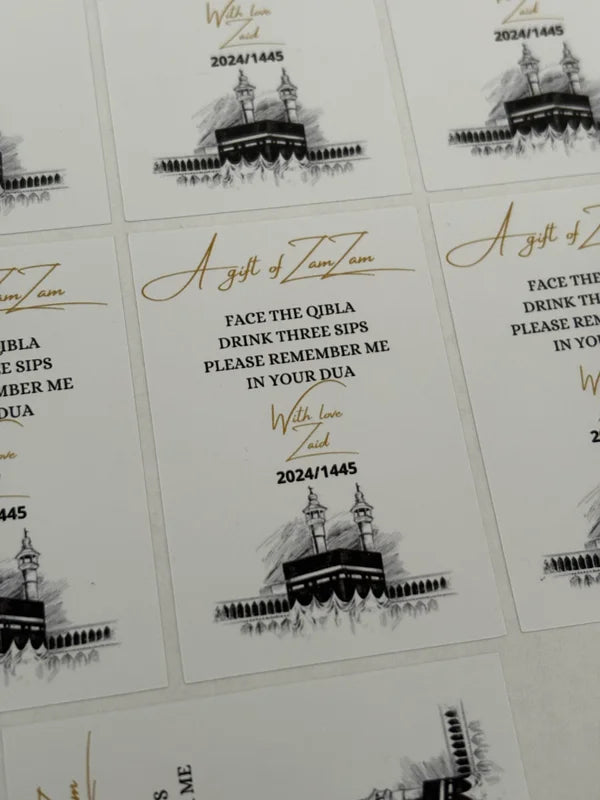 Zamzam stickers || with love