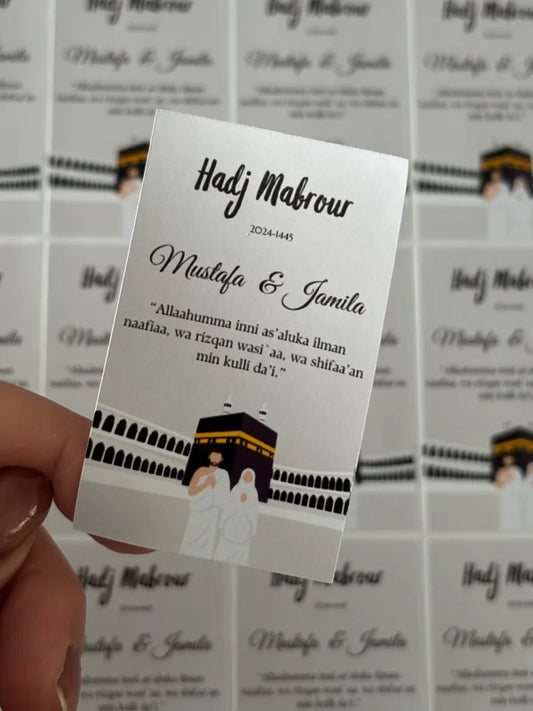 Hadj/Umrah Mubarak stickers