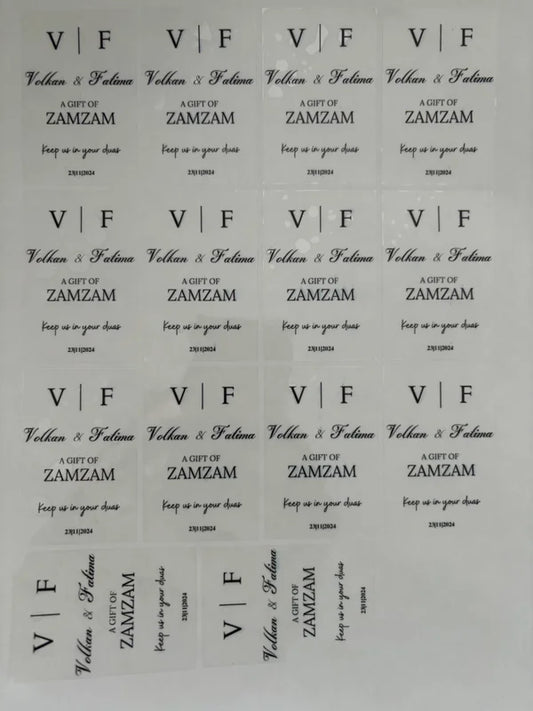 Transparante stickers