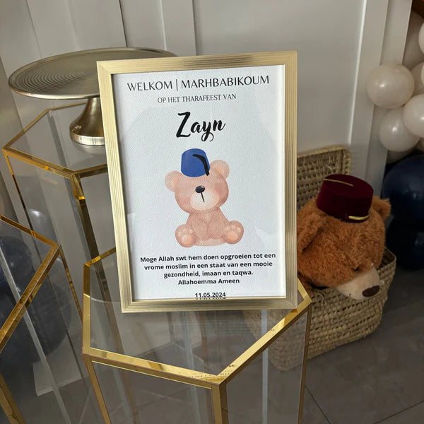 Welkomstbord/Lijsten