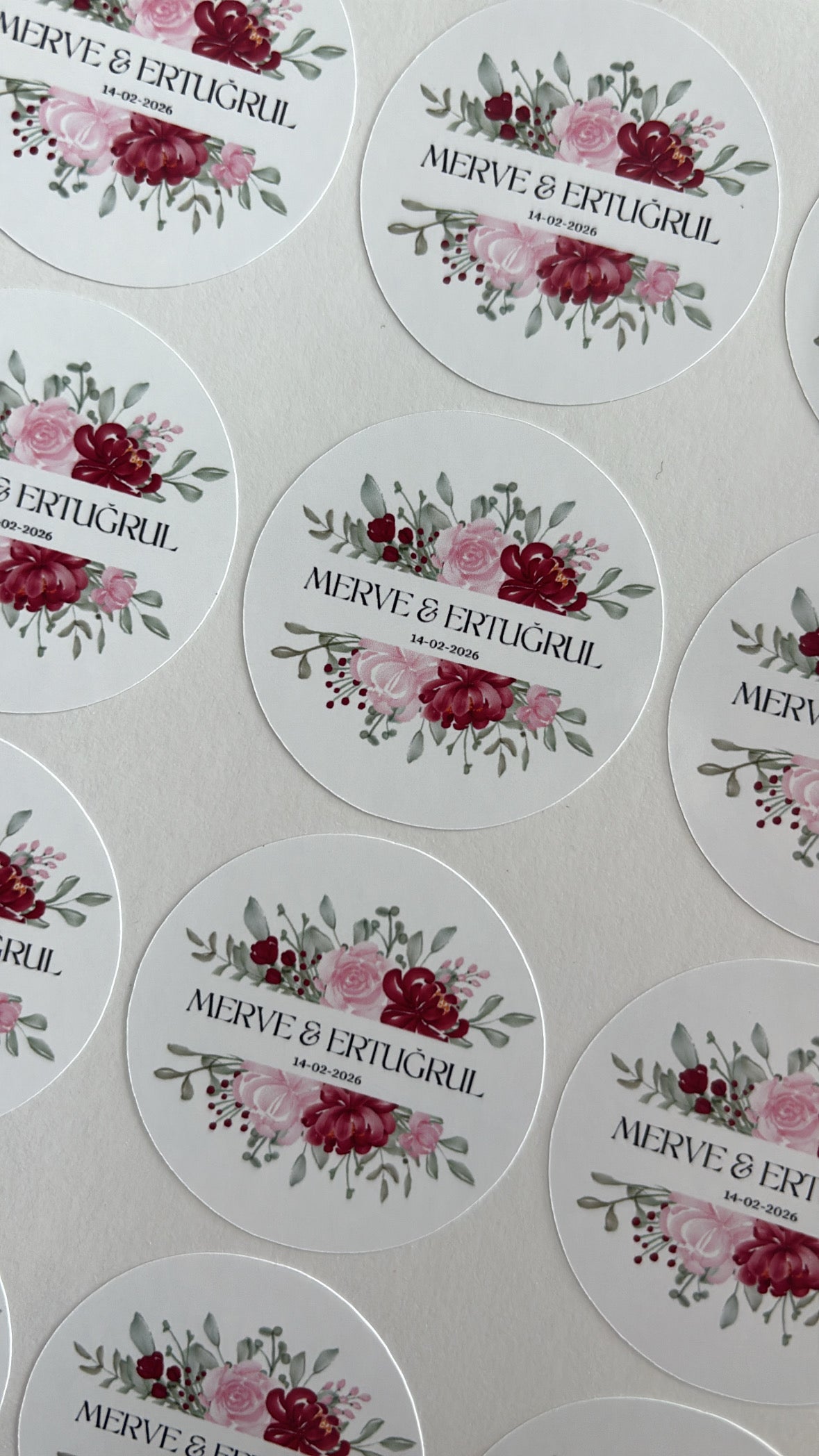 Bloemen sticker