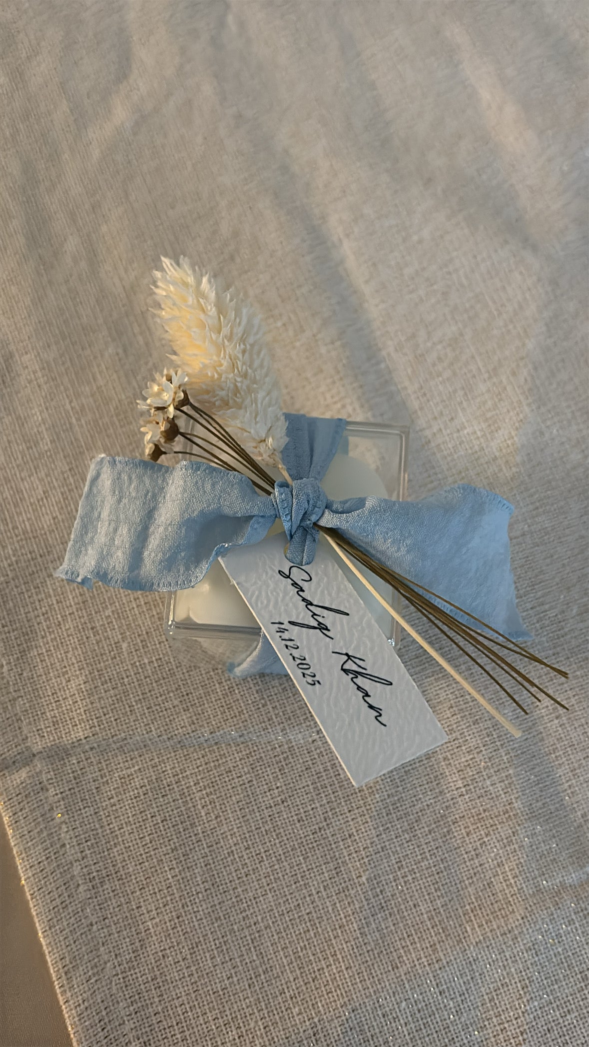 Bubble kaars | met bloemen