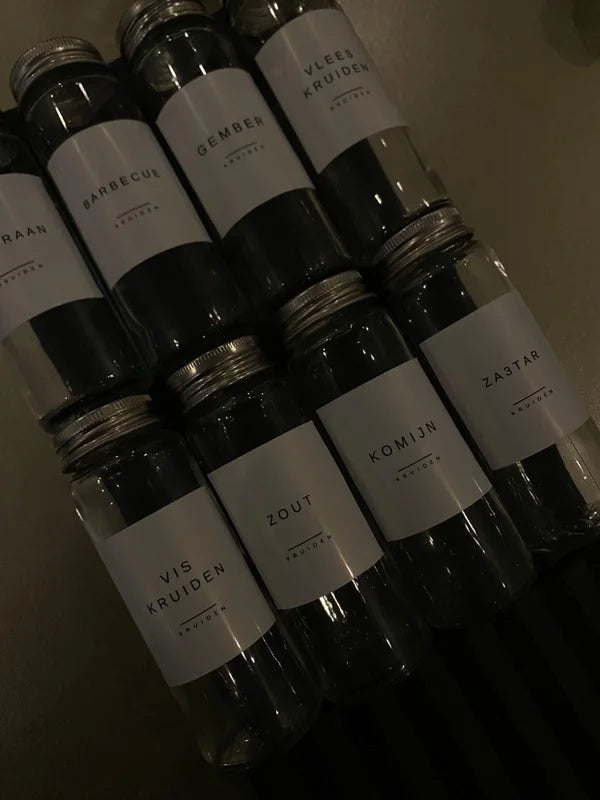 Kruidenlabels | wit