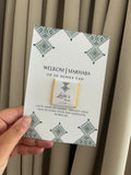 Henna Tafelkaart | met mini chocolade