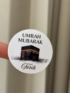 Umrah & hajj Mubarak ronde stickers