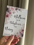 Babyshower Tafelkaart