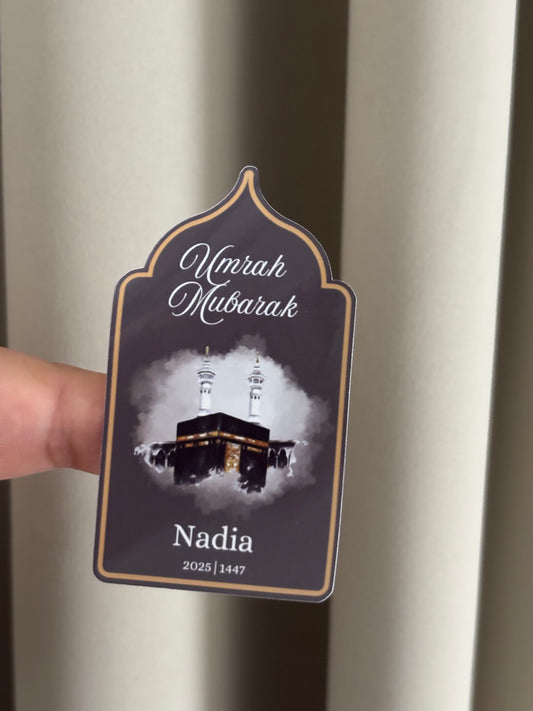 Umrah mubarak stickers