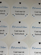 Afscheid stickers | Gaat naar de basisschool