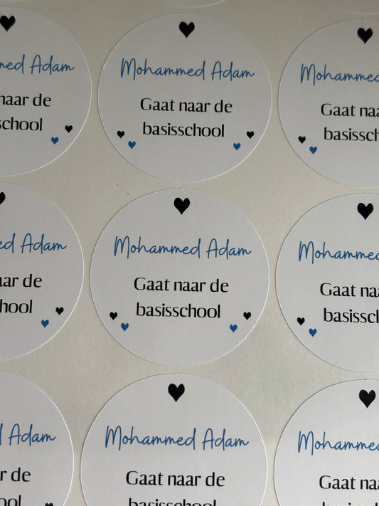 Afscheid stickers | Gaat naar de basisschool