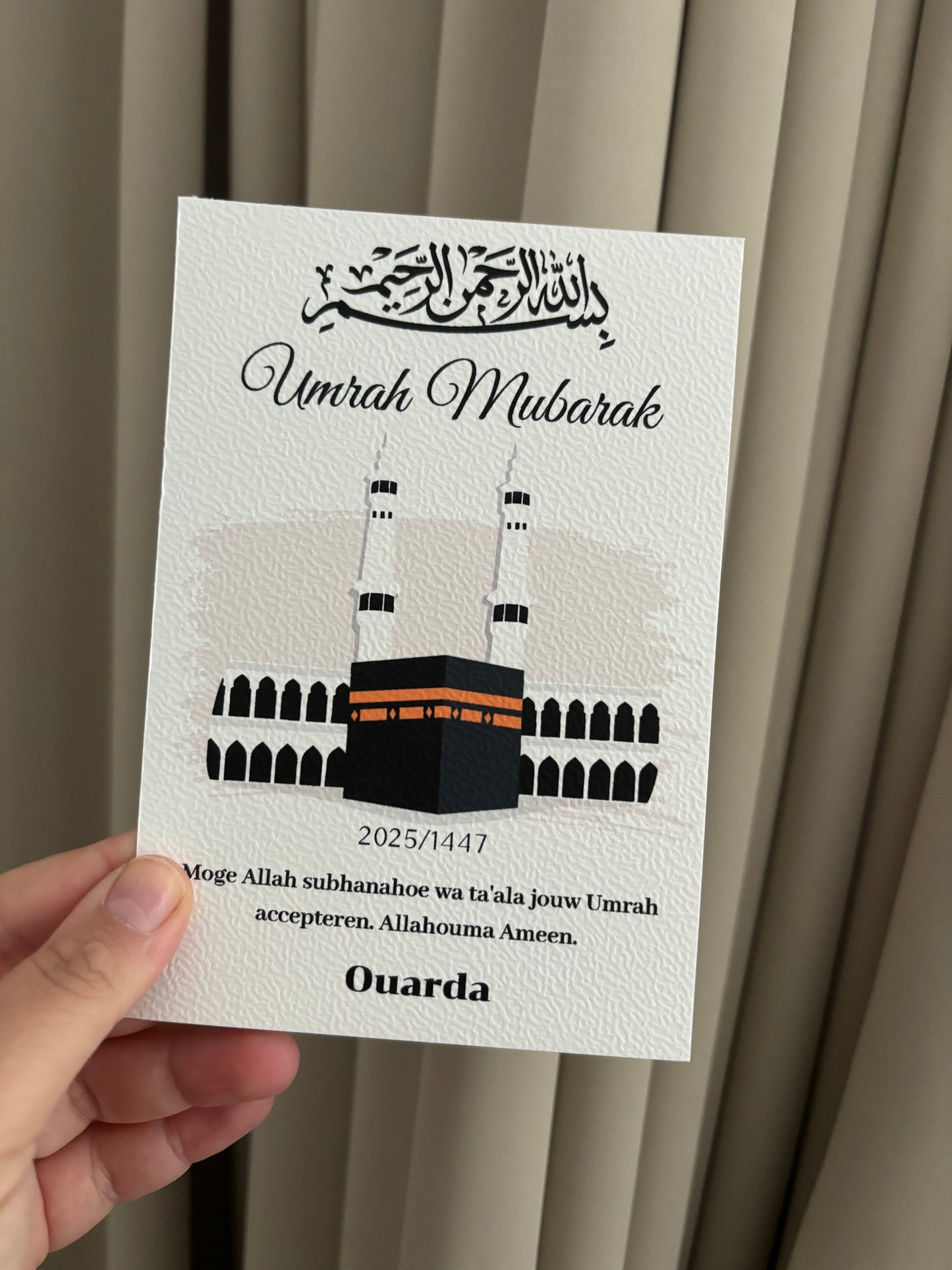 Umrah Mubarak | tafelkaart