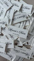 Thara Hanglabels met naam