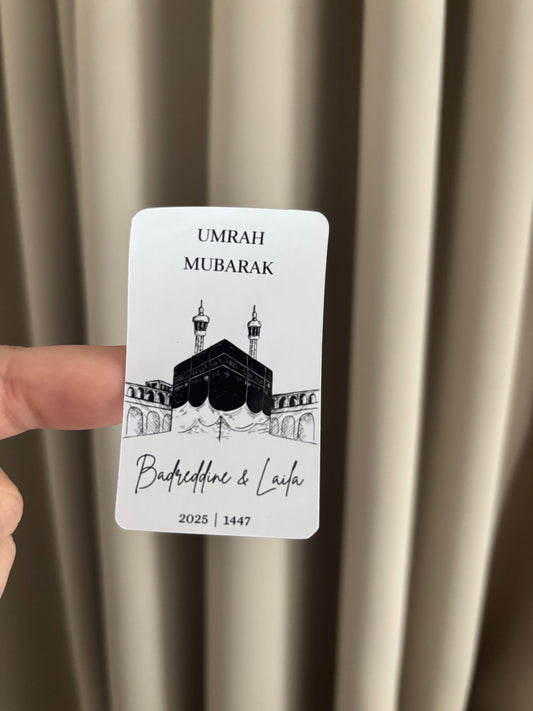 Umrah Mubarak ||| zamzam stickers