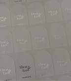 Stickers met zilver of goudfolie