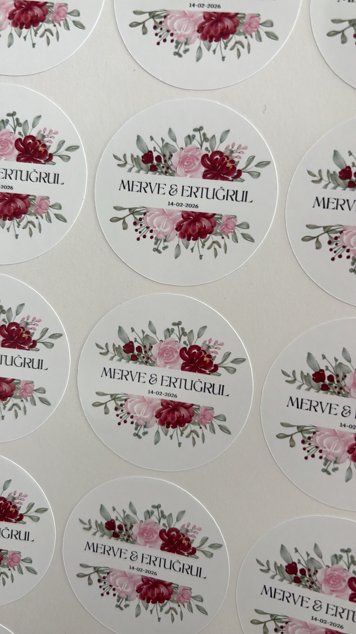 Bloemen sticker