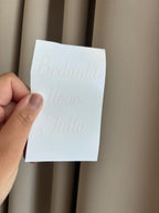 Bedankt lieve juf | vinyl sticker
