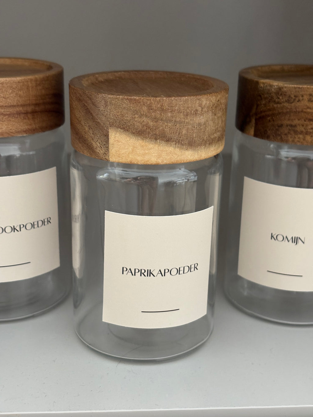 Kruidenlabels| licht beige |Alta