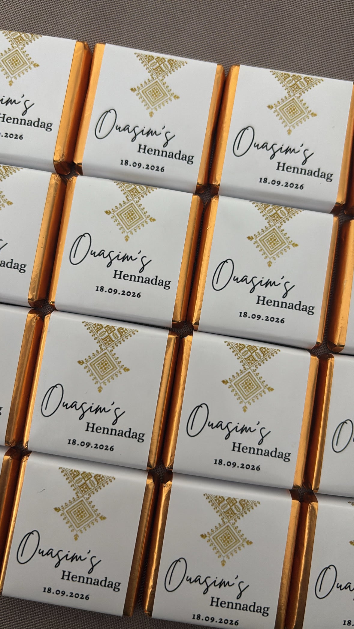 Mini chocolade henna & verloving