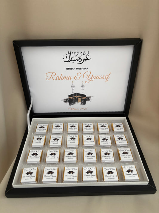 Umrah mubarak  Chocoladebox | met inhoud & ontwerp