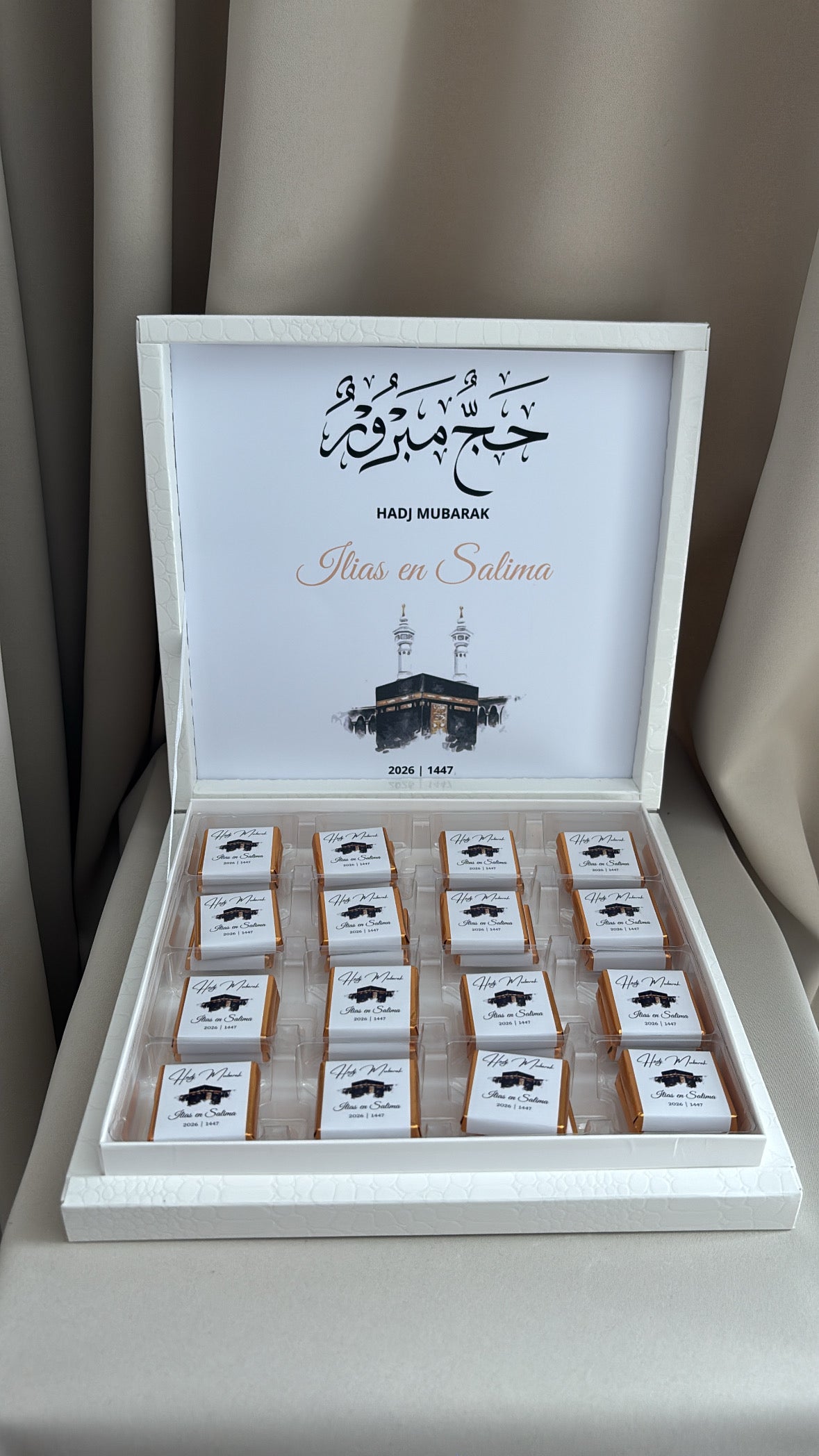 Umrah & Hadj Mubarak Chocoladebox 32 stuks