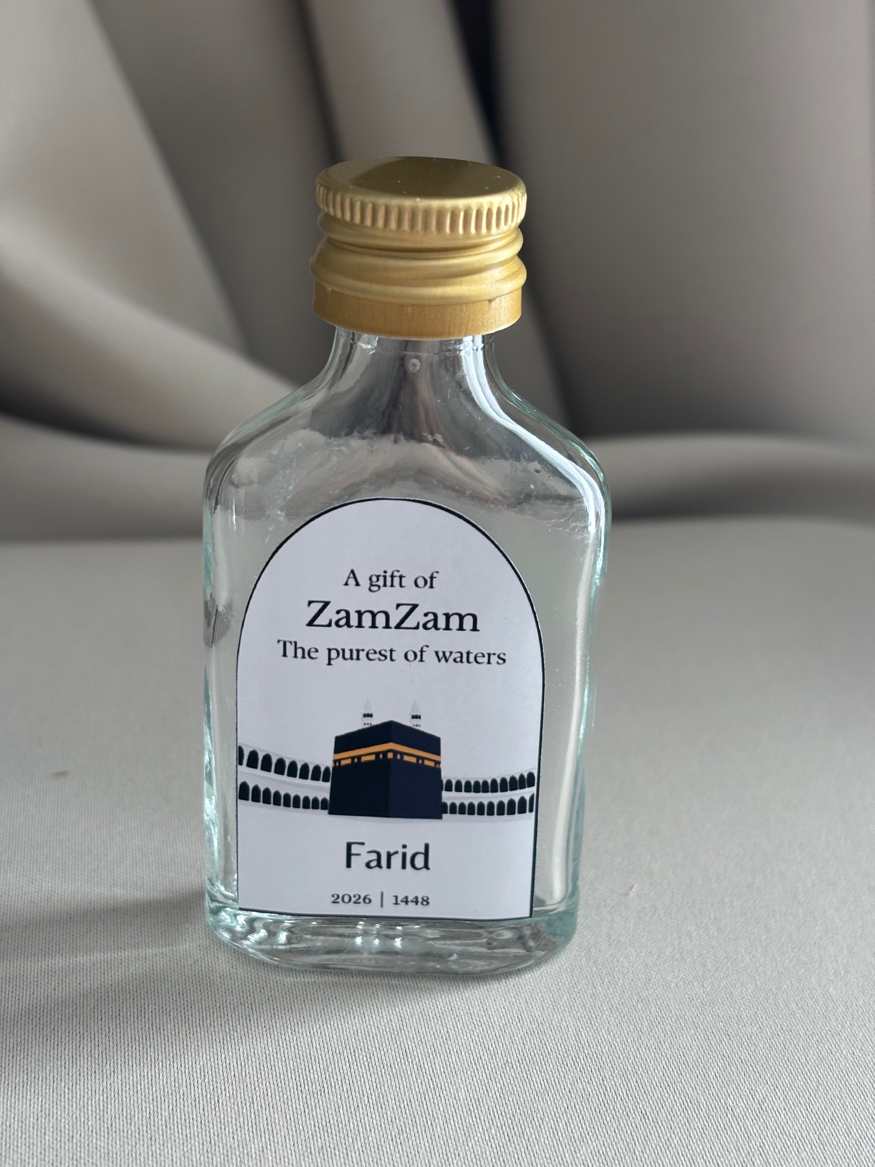 A gift of zamzam Bedankje 20ML