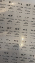 Transparante stickers