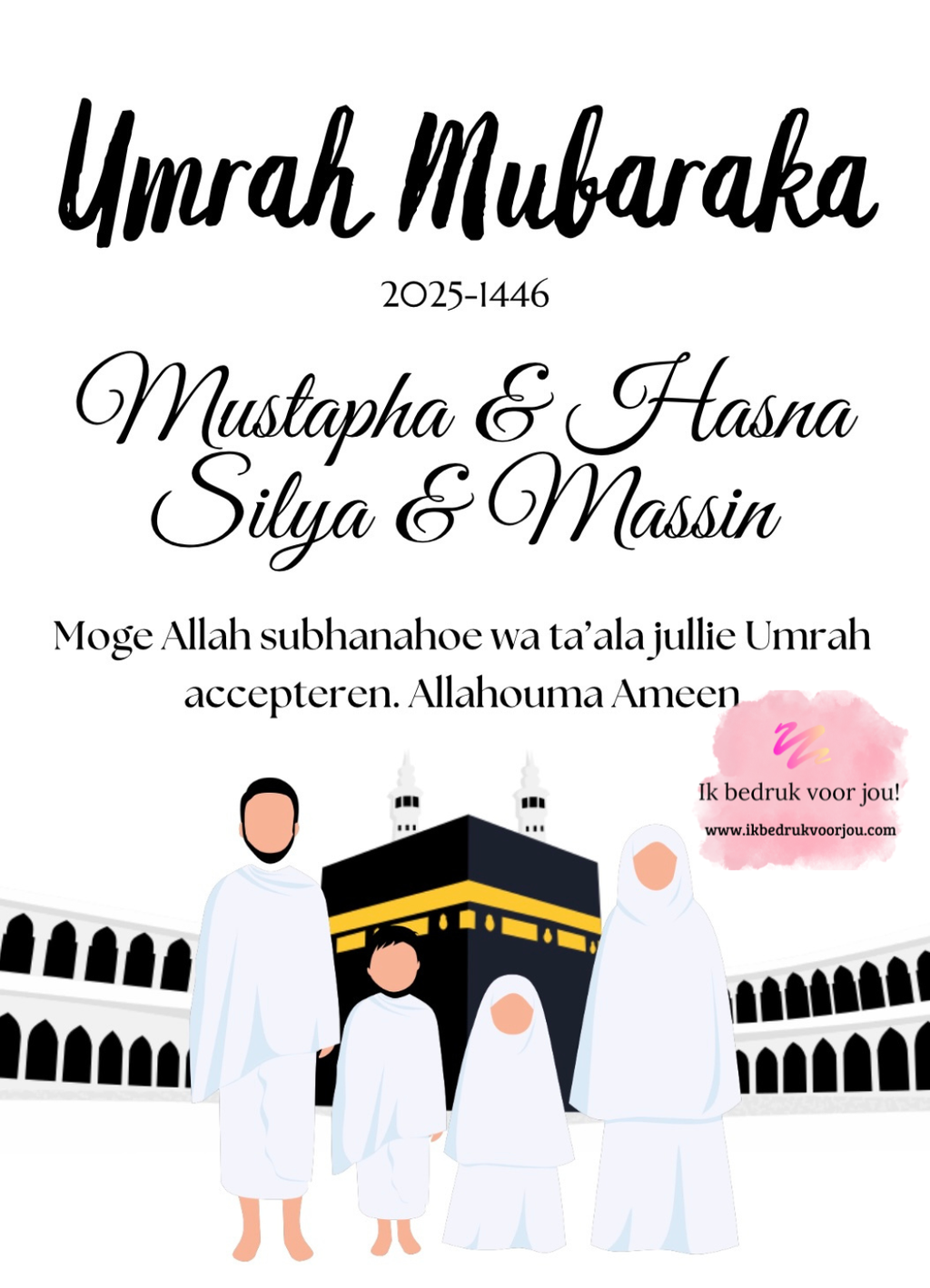 Umrah & Hadj Mubarak lijst