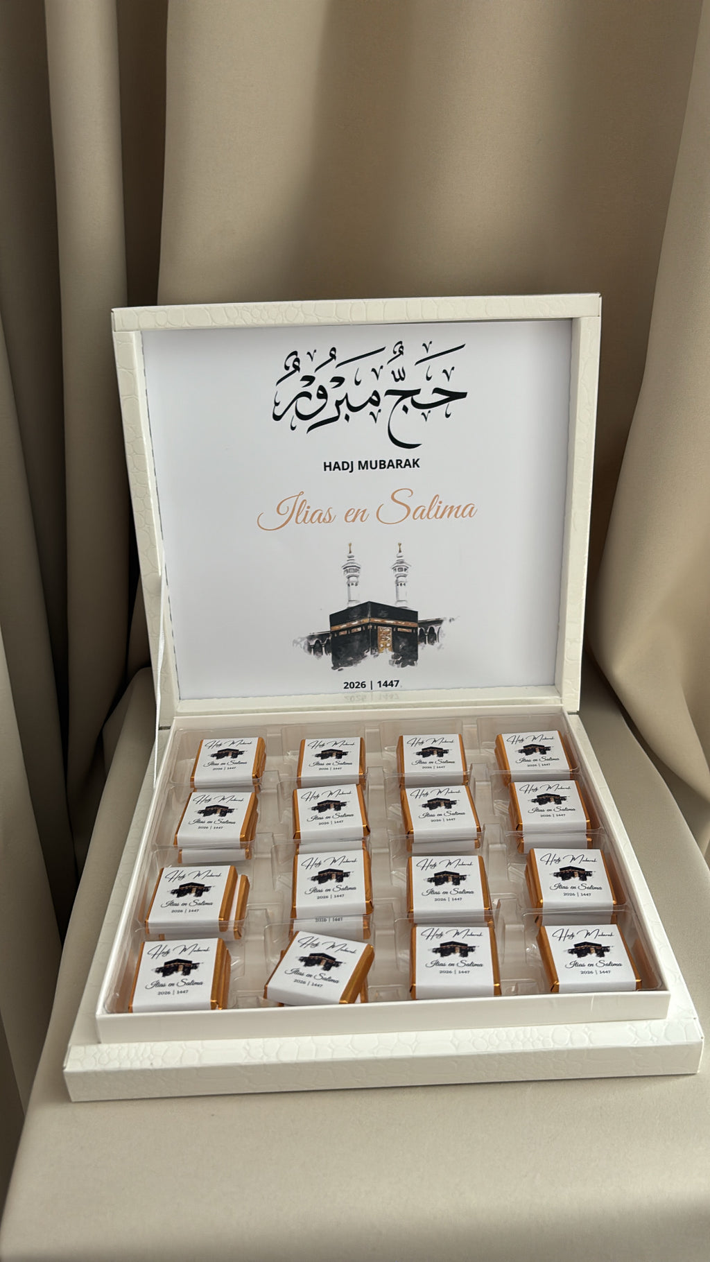 Umrah & Hadj Mubarak Chocoladebox 32 stuks