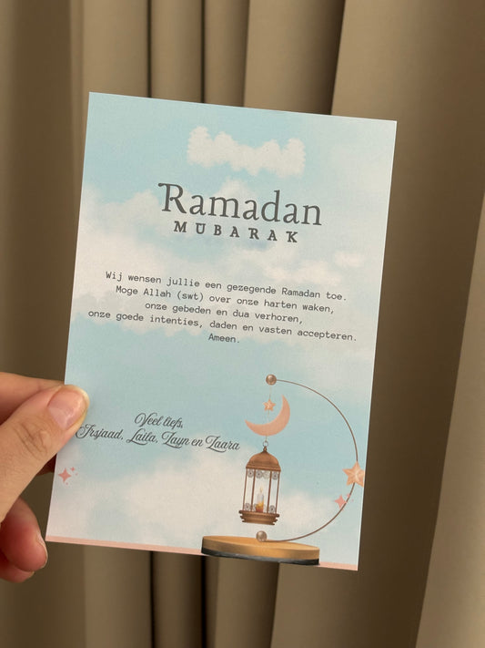 Ramadan / Eid Mubarak Tafelkaart