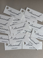 Hanglabels met naam | 5x2
