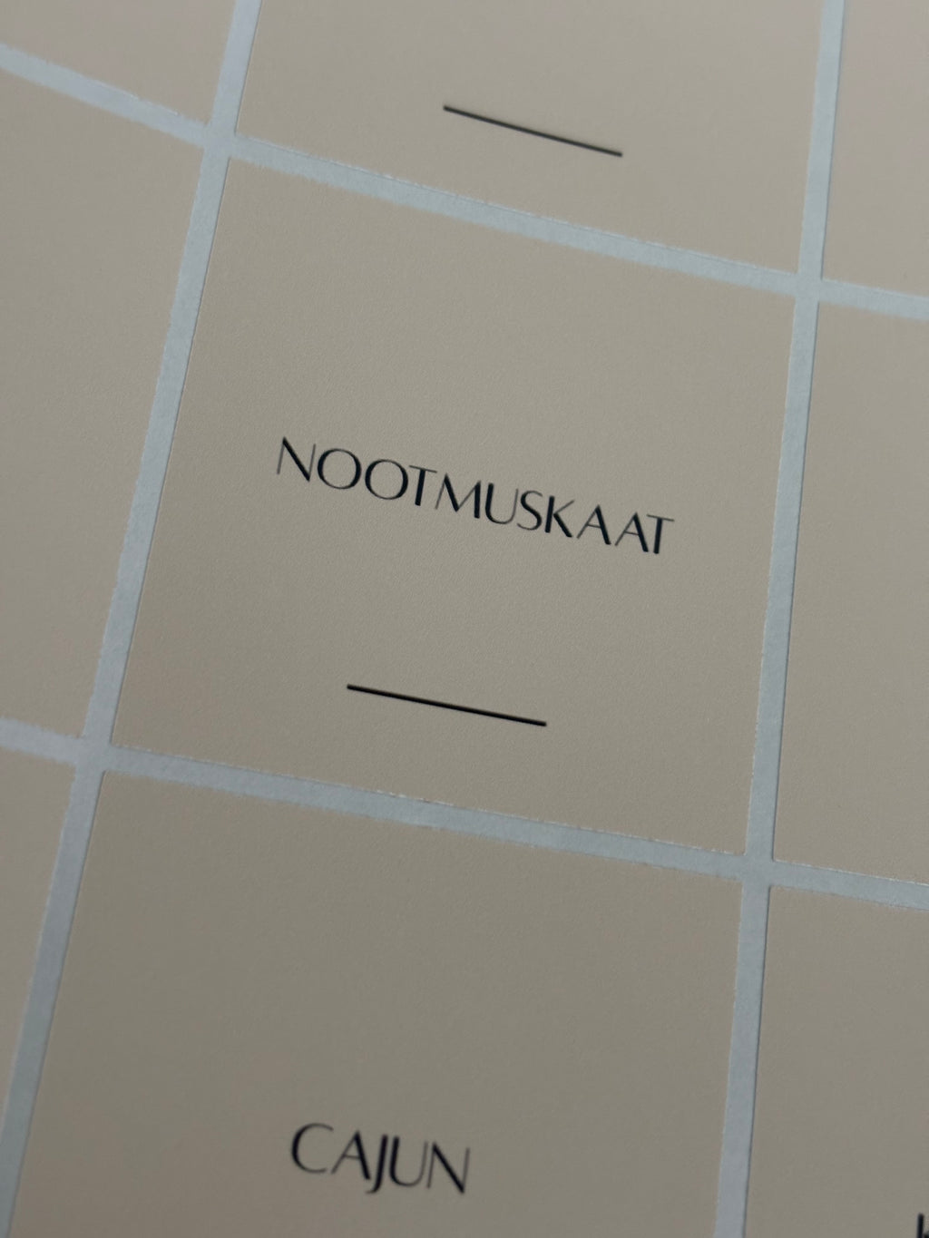Kruidenlabels| licht beige |Alta
