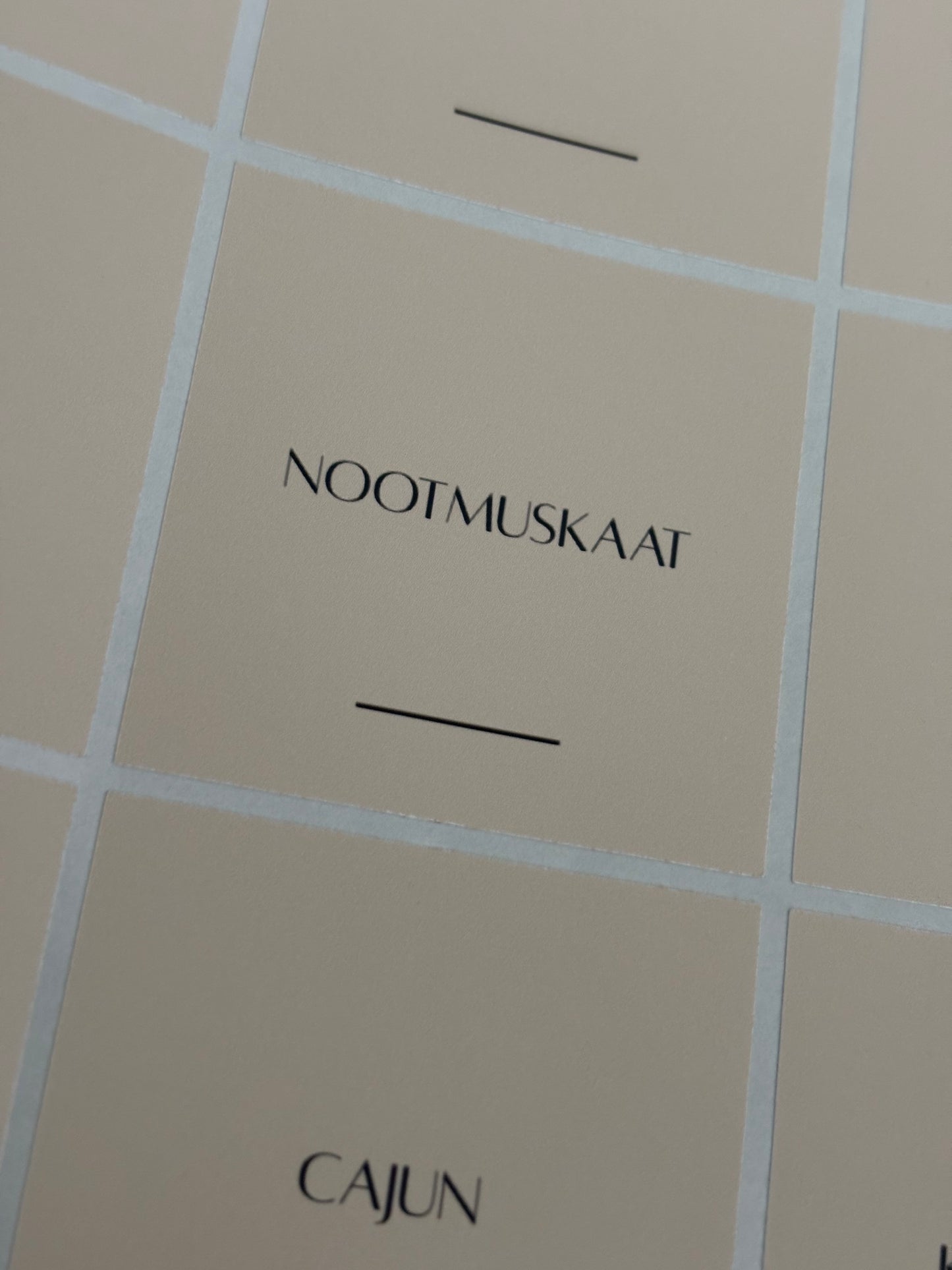 Kruidenlabels| beige |Alta