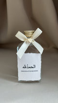 Zamzam flesje met gepersonaliseerd label & strik