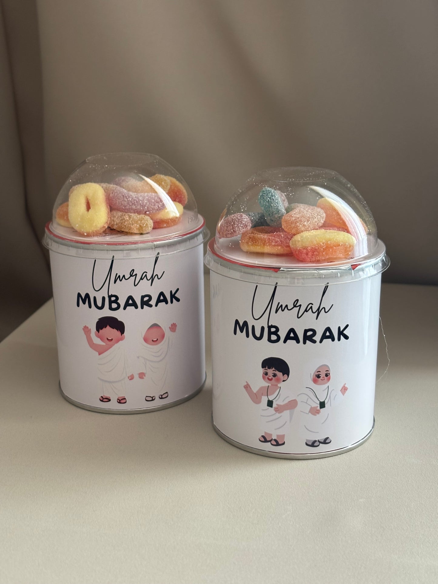 Eid of hadj Mubarak pringles met snoep