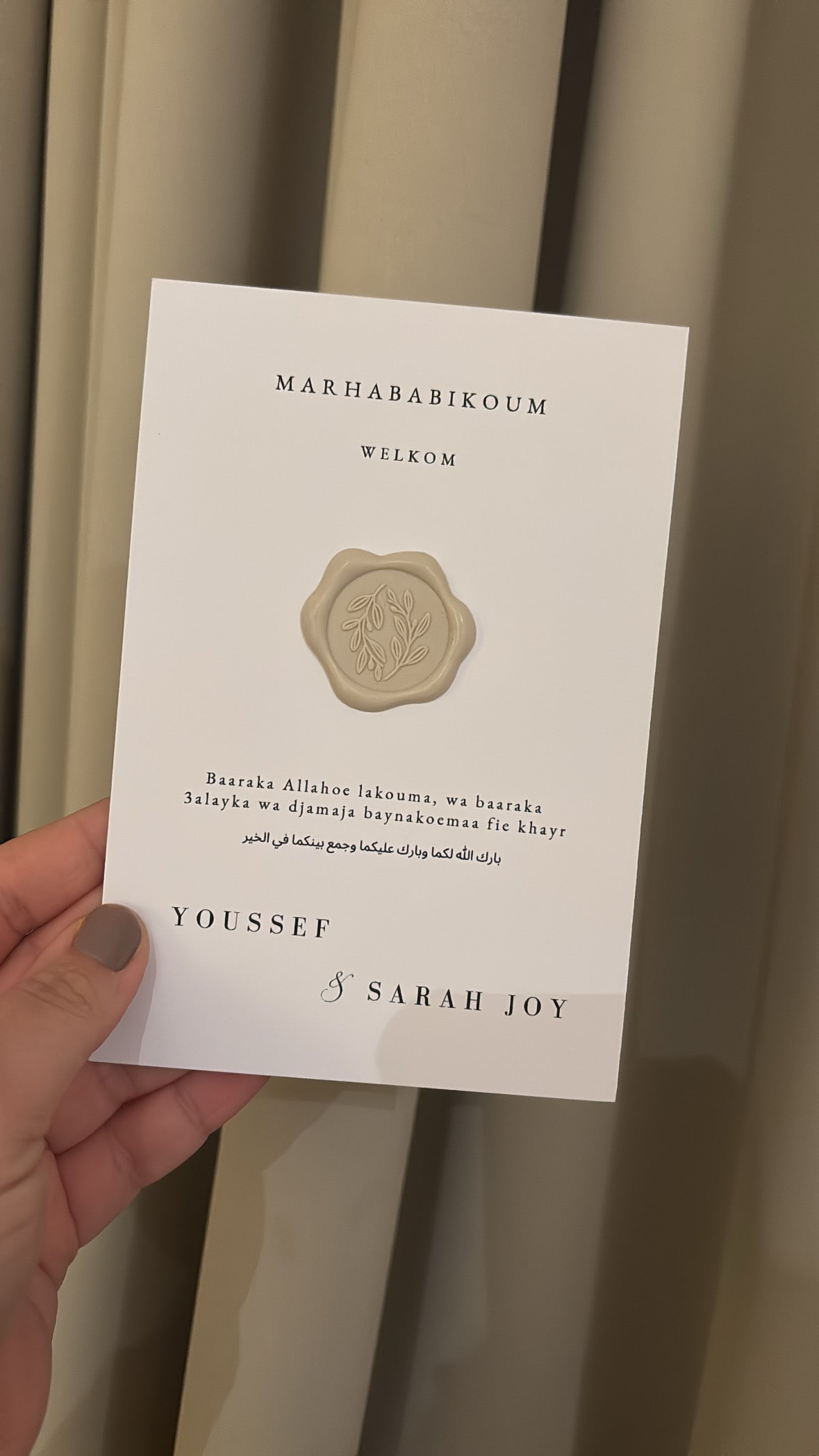 Tafelkaart Marhababikoum