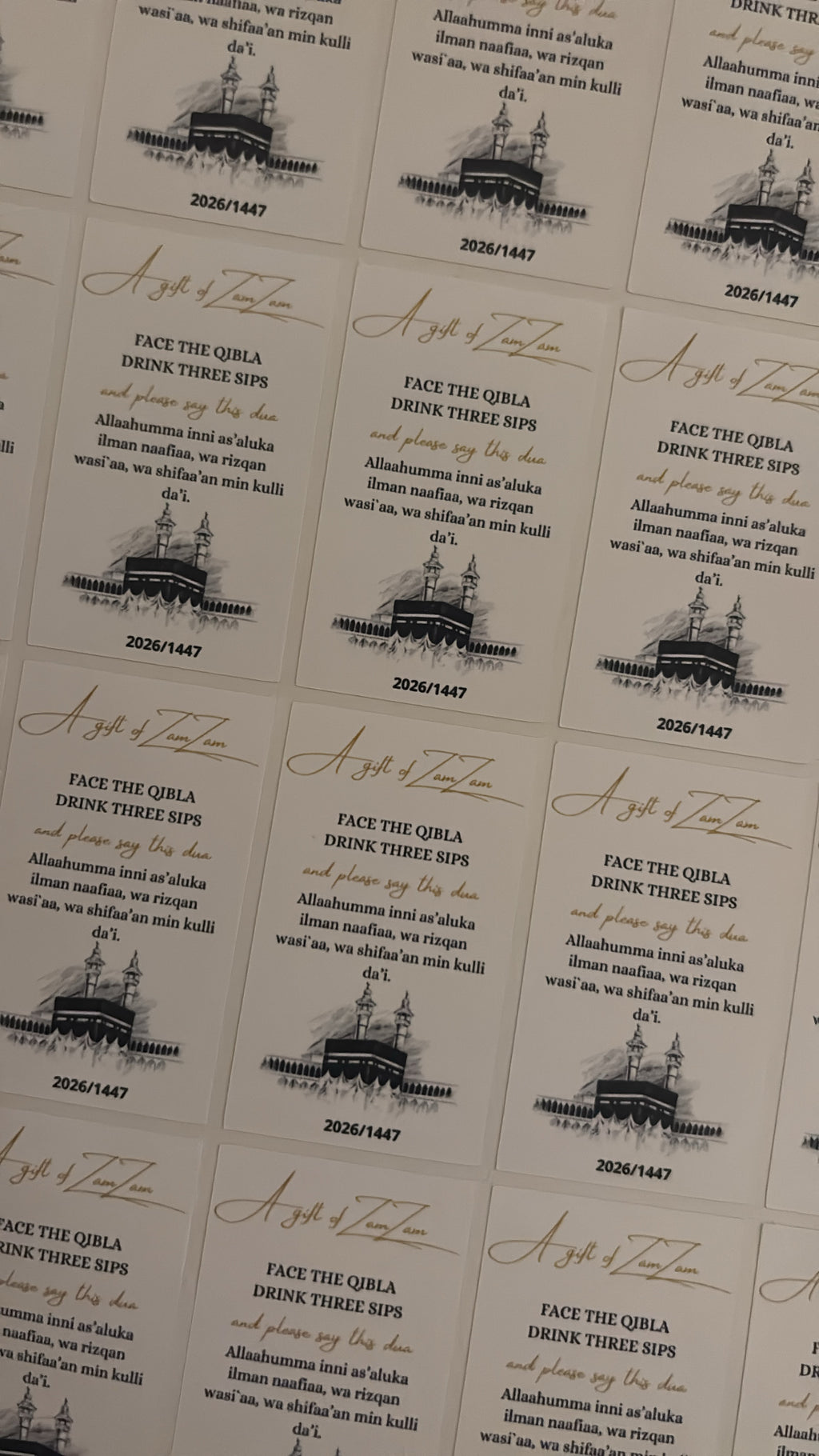 Zamzam stickers
