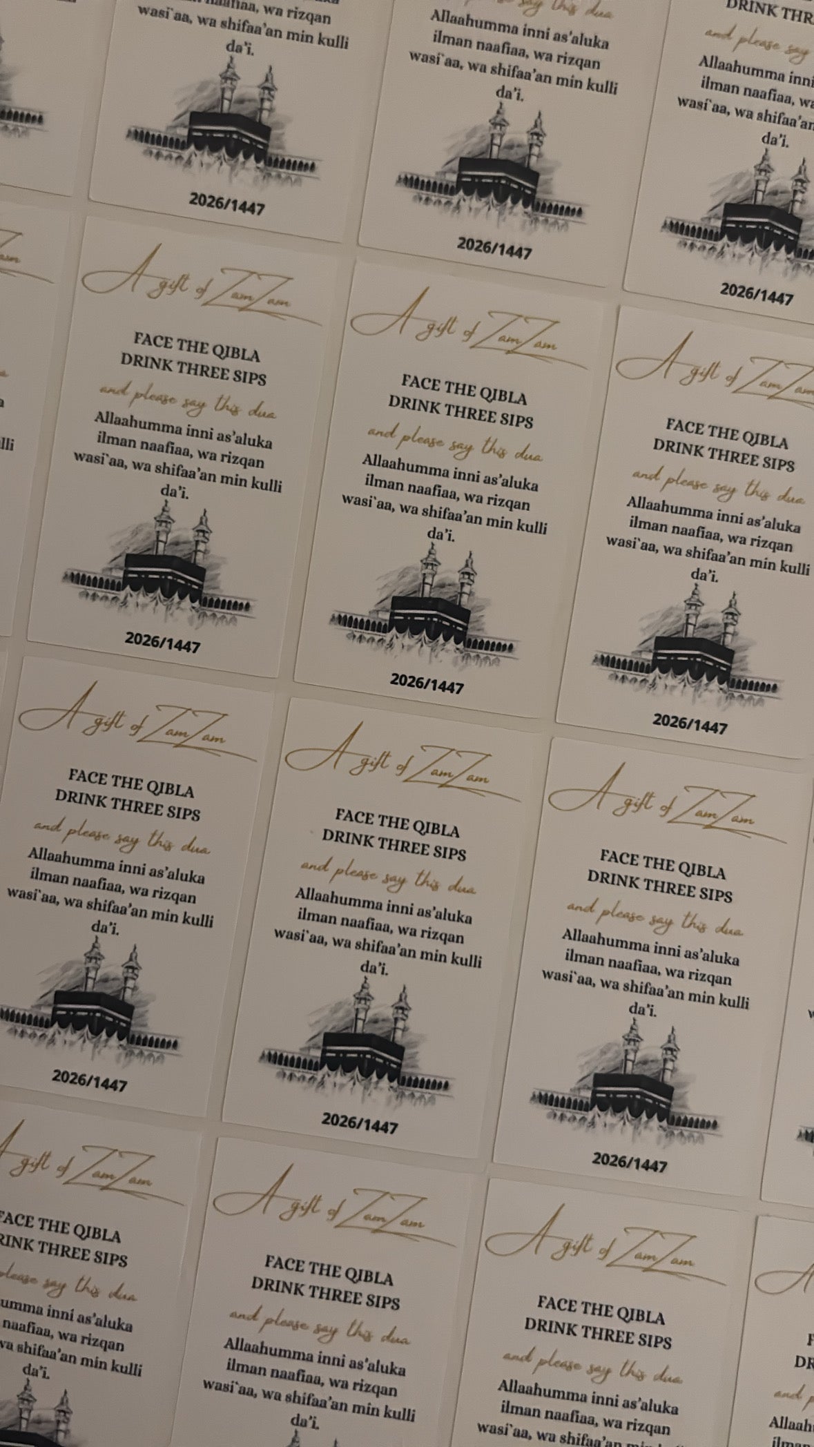 Zamzam stickers