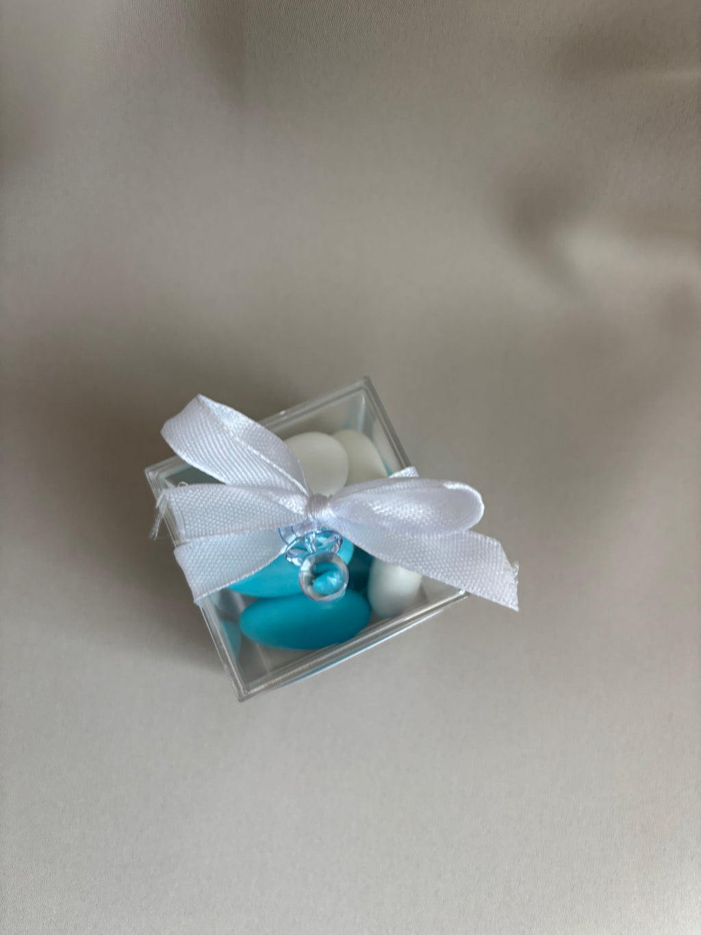 Babyshower bedankje | met amandelbonen