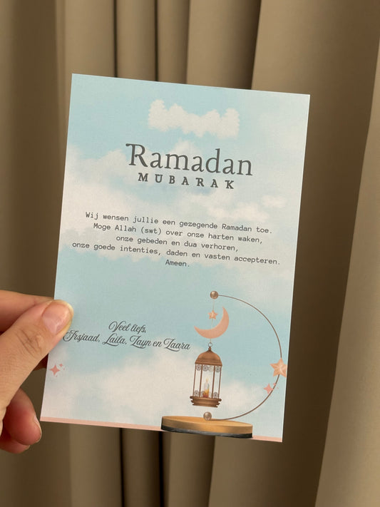 Ramadan / Eid Mubarak Tafelkaart