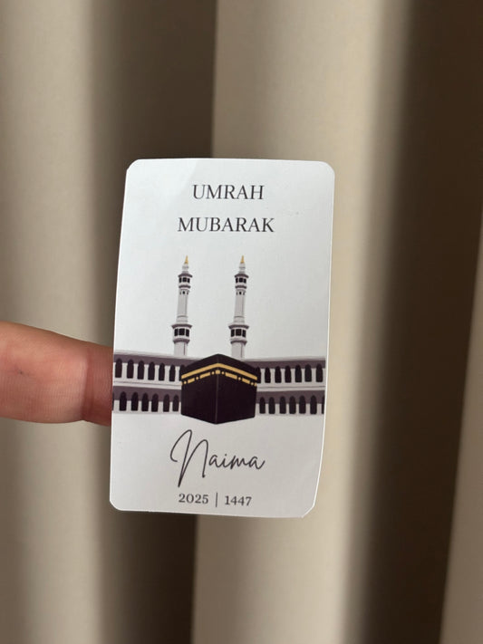 Umrah Mubarak | bruin zamzam stickers
