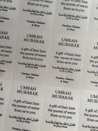 Transparante stickers | Umrah Mubarak